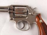 Smith and Wesson Model 10-5 Nickel Plated .38spl Revolver! - 5 of 15