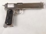 Colt 1902 Military Model Long Slide .38 Rimless/.38 acp in Chrome Finish! - 1 of 15