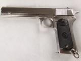Colt 1902 Military Model Long Slide .38 Rimless/.38 acp in Chrome Finish! - 2 of 15