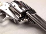 Unfried Ruger Vaquero .45 LC 5 1/2" Stainless Steel Revolver with Factory Faux Ivory Grips w/Medallions! - 11 of 14