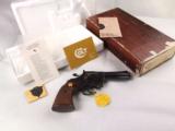 Unfired Colt Diamondback .38 4" Blue Steel Revolver with Box and Papers! - 1 of 15