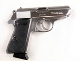 Walther Interarms PPK/S Stainless Steel .380 Semi-Automatic Pistol with Factory Case and Papers! - 6 of 15