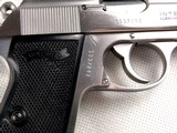 Walther Interarms PPK/S Stainless Steel .380 Semi-Automatic Pistol with Factory Case and Papers! - 9 of 15