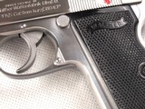 Walther Interarms PPK/S Stainless Steel .380 Semi-Automatic Pistol with Factory Case and Papers! - 10 of 15