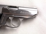 Walther Interarms PPK/S Stainless Steel .380 Semi-Automatic Pistol with Factory Case and Papers! - 15 of 15