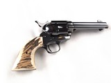 Rare 4 3/4" Colt Single Action Army in Full Royal Blue with Factory Stag Grips Circa 1989 - 1 of 8