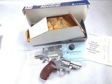 SMITH AND WESSON MODEL 66-2 2 1/2" .357 MAGNUM STAINLESS STEEL REVOLVER! - 1 of 15