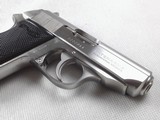 Walther Interarms PPK/S Stainless Steel .380 Pistol with Box, Papers, Etc. Extremely Low Serial Number! - 8 of 13