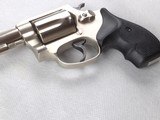 Smith and Wesson Model 37 2" Satin Nickel .38spl Airweight Revolver with Factory Box, Papers! - 6 of 15