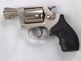 Smith and Wesson Model 37 2" Satin Nickel .38spl Airweight Revolver with Factory Box, Papers! - 5 of 15