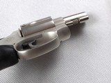 Smith and Wesson Model 37 2" Satin Nickel .38spl Airweight Revolver with Factory Box, Papers! - 11 of 15
