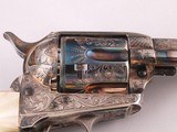 Beautiful Patton Hand Engraved Uberti .45LC Single Action Revolver Finished in Sterling Silver and Pearl Grips! - 6 of 14