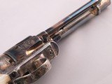 Beautiful Patton Hand Engraved Uberti .45LC Single Action Revolver Finished in Sterling Silver and Pearl Grips! - 12 of 14