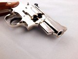 Beautiful Smith and Wesson Model 19-5 .357 Magnum 2 1/2" Mirrored Nickel Revolver - 3 of 13