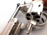 Beautiful Smith and Wesson Model 19-5 .357 Magnum 2 1/2" Mirrored Nickel Revolver - 11 of 13