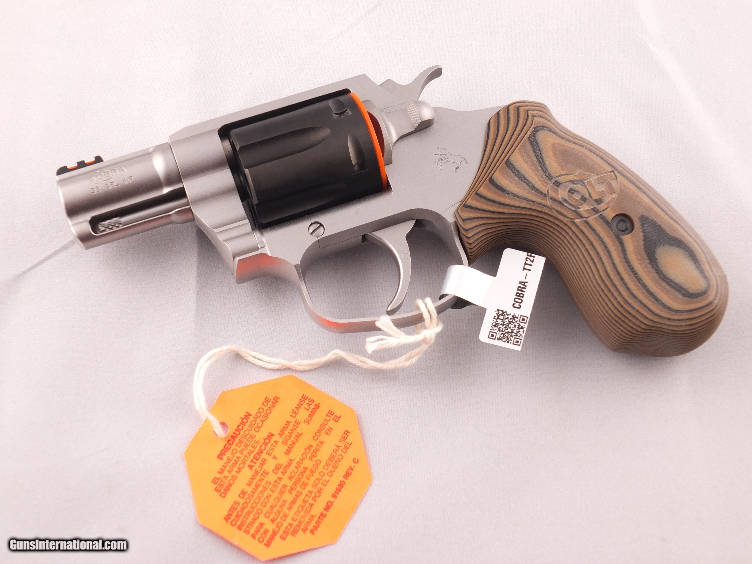 Colt Cobra Tt2fo 2 38 Spl Two Tone Revolver