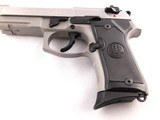Beretta 92FS Type M9A1 Compact Inox 9mm Semi-Automatic Pistol with Rail - 6 of 6