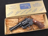 Smith and Wesson Pre-18 K22 4" Combat Masterpiece .22LR Revolver with Original Factory Box - 1 of 15