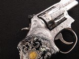 Jeffrey Flannery Engraved Smith and Wesson Model 686-6 2 1/2" .357 Magnum Revolver - 8 of 15