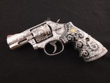 Jeffrey Flannery Engraved Smith and Wesson Model 686-6 2 1/2" .357 Magnum Revolver - 1 of 15