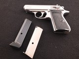 Walther PPK/S .380 Stainless Steel Semi-Automatic Pistol with Original Factory Case - 1 of 15