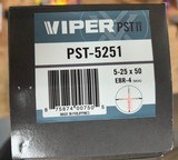 VORTEX PST II Viper 5x25x50 EBR (MOA)rifle
scope. - 6 of 10