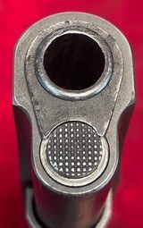 Colt 1911A1 US GI WW2
45 ACP Mfg 1943. Matching slide and frame, all original. WB inspector stamped - 7 of 15