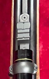 .22 Double rifle (22 LR) custom built on a 410 frame 1x4 Leupold Scope Express sights - 9 of 14