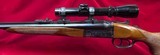 .22 Double rifle (22 LR) custom built on a 410 frame 1x4 Leupold Scope Express sights - 5 of 14