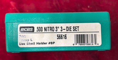 .500 Nitro/ .500 BPE RCBS die set for
.500 Nitro and .500 Black Powder Express
