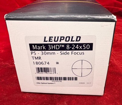 Leupold Mark 3HD 8x24x50 P5 30MM Side Focus Tremor Reticle - Image 9 of 12