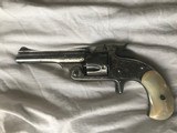 Smith & Wesson Model 1 1/2 32 Caliber Factory Engraved Nickel Plated Revolver Serial No. 50002 - 1 of 10