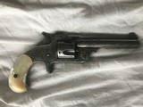 Smith & Wesson Model 1 1/2 32 Caliber Factory Engraved Nickel Plated Revolver Serial No. 50002 - 2 of 10