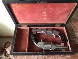 Smith & Wesson Model 1 1/2 No. 1 1/2 First Issue Rare Pair of Silverplated and Acid Etched in Case 32 Rimfire Revolver - 1 of 9