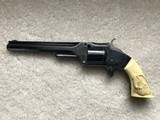 Smith & Wesson Model 2 Old Army Great Condition with Fantastic US Eagle Carved Ivory Grips - 1 of 15