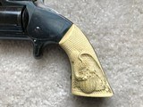 Smith & Wesson Model 2 Old Army Great Condition with Fantastic US Eagle Carved Ivory Grips - 2 of 15