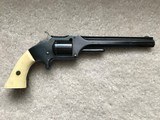 Smith & Wesson Model 2 Old Army Great Condition with Fantastic US Eagle Carved Ivory Grips - 9 of 15