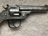 Smith & Wesson New York M.W. Robinson Engraved 32 Double Action Fourth Model Revolver Nickel - 7 of 10