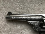 Smith & Wesson New York M.W. Robinson Engraved 32 Double Action Fourth Model Revolver Nickel - 3 of 10
