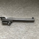 Smith & Wesson First Model Single Shot Target Pistol Barrel 8" 38 Nickel Like New also for Model of 91 38 Single Action Revolver - 7 of 10