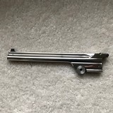 Smith & Wesson First Model Single Shot Target Pistol Barrel 8" 38 Nickel Like New also for Model of 91 38 Single Action Revolver - 1 of 10