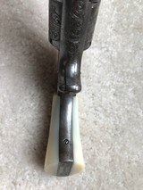 Smith & Wesson Model 2 Old Army 32 6" Barrel Silverplated Nimschke Engraved Panel Scene Engraved with Naval Anchor - 7 of 14