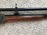 Dakota Arms Little Sharps Rifle 22 LR Engraved MVA Scope and Great Wood Case Colored - 4 of 15