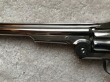 Smith & Wesson Model 3 American 1st Variation 44 8" Nickel 98% Factory Original - 2 of 13