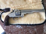 Smith & Wesson Model 3 American 2nd Variation 44 8" Nickel 98% Factory Original - 10 of 11