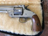 Smith & Wesson Model 3 American 2nd Variation 44 8" Nickel 98% Factory Original - 8 of 11