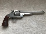 Smith & Wesson Model 3 American 2nd Variation 44 8" Nickel 98% Factory Original - 5 of 11