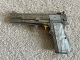 1977 Belgium Browning Renaissance Hi Power Pistol with Adjustable Sight - 3 of 6
