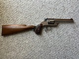 Smith & Wesson New Model 3 Frontier Factory Silver Plated with Shoulder Stock 44-40 and extra 44 Russian cylinder - 2 of 13