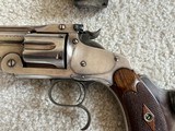 Smith & Wesson New Model 3 Frontier Factory Silver Plated with Shoulder Stock 44-40 and extra 44 Russian cylinder - 11 of 13